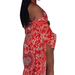 Floral 2 Piece Set Bikini and Coverup